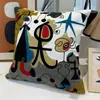 Funda de Almohada Impresionista Artística Cojín Lumbar con Estampado Abstracto de Picasso, Cojín Decorativo para Sofá Estilo Europeo