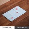 Toalla de té de gamuza engrosada Nueva toalla de trapo absorbente para mesa de té Juego de té Kung Fu Accesorios para ceremonia del té Impresión a color Caqui