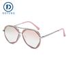 Defeng 182831 nuevas gafas de sol metálicas para mujer gafas de sol para dama gafas vintage al contado al por mayor