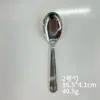 Cuchara de Acero Inoxidable 304 Estilo Columna Romana, Cuchara Sopera Plana Engrosada Estilo Chino para Hotel, Cuchara Sopera y de Mesa para Hogar, Venta al por Mayor