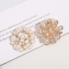 Cobre Xiang flor de zircão Pérola estilo antigo diy passo agitar nupcial hairpin fã jóias sapatos saco de produtos semi-acabados atacado