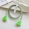 Cubierta Protectora para Cable de Datos para Cargador Apple de 20W, Dibujos Animados, a Prueba de Roturas para Cable de Carga de Teléfono Móvil