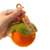Pingente de Chaveiro Pequeno de Caqui, Suprimento para Vendedor de Rua, Atacado de Fábrica, Ótimo Produto, Perfeito para Você, Lembrança de Viagem