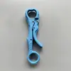 Pinza pequeña de plástico para peces, pinzas para micro señuelos, pinza para peces de arroyo y pozos negros, pinzas para señuelos