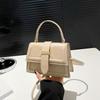 Bolsa da moda feminina nova moda coringa pequena bolsa quadrada estilo ocidental 2023 outono e inverno elegante bolsa feminina ombro feminino