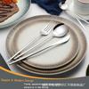 Venta al por mayor de fábrica Cuchara portuguesa Tenedor Cuchillo de mesa Cucharita para té Hogar Cocina Moda Acero inoxidable Cuchillo Tenedor Cuchara Restaurante Occidental