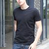 Camiseta de manga corta de algodón Xinjiang de 280 g, color blanco y rosa, para hombre y mujer, de algodón grueso y pesado, para hombre
