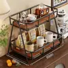Estante de almacenamiento de escritorio, organizador de tazas, estación de trabajo de encimera de mesa, portavasos pequeño para vasos de agua, tazas de café y juegos de té