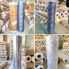 Mantel de Goma Suave de PVC, Rollo Completo, Lámina de Cristal Suave, Mantel Espesado, Impermeable, Resistente al Aceite, Resistente al Calor, Lámina de Goma Plástica Sin Lavado