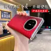 Para Huawei MateX5 Borde Plateado Bisagra Cuero Genuino Lujo Patrón de Lagarto Genuino Funda de Teléfono Pantalla Plegable X3 Funda de Cobertura Completa