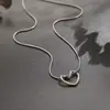2024 nuevo comercio exterior transfronterizo moda amor collar clavícula colgante personalidad femenina joyería simple artículos de acero inoxidable