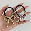 Estilo Fresco Metalico Lazo para el Cabello Nuevo Sensación de Alta Gama Banda de Goma Engrosada Duradera Lazo para Cola de Caballo Lazo para el Cabello Accesorio para el Cabello