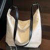 Bolso Tote de Tela Oxford de Gran Capacidad Estilo Coreano 2025 Nuevo para Estudiantes para Ir a Clase, Bolso Bandolera de un Solo Hombro para Mujer