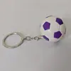 Llavero de simulación de fútbol transfronterizo 3.8cm llavero grande de baloncesto colgante paquete regalo de alrededor de la Copa del Mundo de fútbol