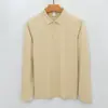 Camisa POLO de manga larga para hombre de terciopelo genuino de lujo con forro polar, aislamiento térmico sin costuras y camisa POLO cálida para hombre
