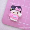 Accesorios de resina dibujos animados diy gatito crema pegamento funda para teléfono horquilla tocado zapatos con agujeros hebilla accesorios lote