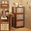 Nuevo Armario para el Hogar Cocina Multicapa Armario de Almacenamiento para Utensilios de Cocina de Pie Apoyado en la Pared Aparador Sala de Estar Estante de Almacenamiento Multifuncional