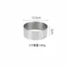 Anillo para Mousse Elevado de Acero Inoxidable Herramienta para Hornear Anillo Torre Francesa Anillo para Pastel de Arroz Tarta Anillo Redondo para Pastel Molde para Pastel