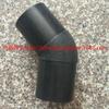 Codo de polietileno para gas de fusión en caliente de 45 grados Codo pequeño de polietileno Codo de polietileno de 45 grados Conexión de tubería de gas de polietileno Codo de 135 grados