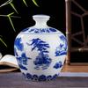 Botella de Vino de Cerámica Jingdezhen de 5 kg 5 kg, Jarra de Vino, Olla de Vino Sellada Azul y Blanca, Tanque de Vino, Tanque de Vino, Kit de Vino Casero
