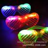 0794LED pisca óculos de sol de coração de pêssego brilhante óculos de sol de coração de pêssego decoração de palco óculos pisca-pisca