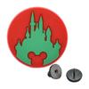 Bonito desenho animado Mickey cabeça broche bolsa de joias emblema decoração remendo DIY cola macia espinho agulha roupas acessórios