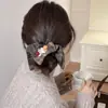 Diadema Retro Estilo Coreano para Mujer, Pañuelo Cuadrado de Alta Gama, Cuerda para el Cabello que No Daña el Cabello, Goma Elástica, Accesorio para el Cabello de Cuadros Oversized