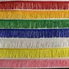 50.6m cm Accesorios para Disfraces de Baile Latino Partes de Linterna Fleco Encriptado Borla Ancha Borla Étnica Encaje