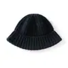 Venta al por mayor de fábrica Cachemira Transfronterizo Otoño e Invierno Nuevo Engrosado Color Sólido Tejido Cálido Protección contra el Frío Protección para los Oídos Gorro Envolvente Sombrero de Pescador