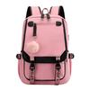 Mochila escolar nova transfronteiriça feminina para estudante do ensino fundamental e médio mochila de grande capacidade Mochila de Viagem Lazer USB