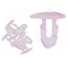 Acessórios de Decoração para Capô de Carro, Clips de Rebite Universais para Luminárias, Clips de Fixação para Revestimento de Painel de Acabamento de Móveis