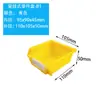 Caja de Piezas, Tablero Colgador de Herramientas Montado en la Parte Trasera, Accesorios Plásticos Inclinados para Tornillos, Caja de Almacenamiento de Materiales, Tablero Colgador con Ganchos, Estante