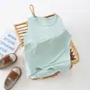 Chaleco de Modal para Niñas, Top sin Mangas de Seda Helada de Verano para Niños, Camiseta Interior de Primavera y Otoño