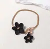 Transfronterizo Europeo y Americano Rosa Fresca Rojo Flor nicho dulce alta calidad luz lujo temperamento nuevo verano chica lindo pulsera