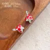 Acessórios Pingente de Cogumelo Colorido Estéreo Pinha Fruta Liga Acessórios para Pingente DIY Acessórios de Gotejamento de Óleo Pulseira Joias Contas