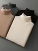 Nuevo Suéter de Cachemir 100% Puro para Hombre de Cuello Alto, Moda Otoño e Invierno 2026, Sencillo y Elegante