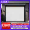 Porta de Rolo Elétrica, Porta de Rolo de Liga de Alumínio para Garagem, Porta de Rolo Antifurto, Porta de Rolo Silenciosa de Camada Dupla, Conjunto Completo de Porta Principal