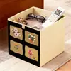 Caja de Almacenamiento Estilo Medieval Tela Gran Capacidad Gabinete de Rejilla Caja de Almacenamiento para Artículos Varios No de Ratán Cesta de Almacenamiento para Artículos Varios Venta al Por Mayor