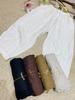 Leggings de Lino Puro con Pierna de Calabaza para Mujer Verano Artístico Retro Sueltos Combinan con Todo Color Sólido Casual Pantalones Harem Delgados 3663