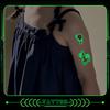 Pegatina de Tatuaje de Elefante de Circo Luminoso para Hombres, Mujeres y Niños, Impermeable, Larga Duración, Alta Calidad, Pegatina con Patrón para Brazo y Hombro