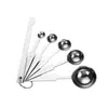 Juego de Cucharas Medidoras de Acero Inoxidable para Repostería, Condimentos, Cocina, Granos de Café con Báscula, Cuchara Medidora, Cuchara Medidora