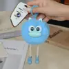 Piel de Conejo Rex Imitación Colgante de Hada Colorido Llavero Lindo de Peluche Encanto para Bolso Llavero de Coche Juguete de Muñeca