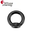 M3M4-M20 Negro Acero Inoxidable 304 Ojal de Elevación Tornillo Ojal de Elevación Tuerca Anillo Negro Galvanizado Perno de Ojal