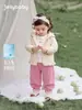 Ropa de Abrigo Otoñal con Capucha para Niñas Jellybaby Ropa de Bebé Floral de Otoño para Niños Impermeable Cárdigan para Niños de 5 Años