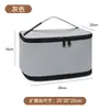 Bolsa Lonchera Simple Grande Aislada de Tela Oxford Estilo Coreano, Bolsa para el Almuerzo para Estudiantes, Impermeable y a Prueba de Aceite, Bolsa Tote de Papel Aluminio