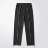 Edición Especial Transfronteriza2026 Nuevo Modelo Pantalones de Tela Taslan de 105g con Puntada de Línea y Estampado Pantalones Casuales de Pierna Recta