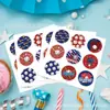 Hk129-T Pegatinas Redondas Decorativas de Béisbol, Sellos Adhesivos para Sobres de Tarjetas de Felicitación, Pegatinas Decorativas de Pelota Deportiva