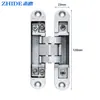 Aleación de Aluminio Madera Maciza Invisible Bisagra para Puerta Plegable Bisagra Ajustable Tridimensional Bisagra Metálica Oculta Silenciosa