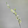 Flores artificiais, salgueiro da neve, flores da primavera que florescem na neve, flores de pessegueiro, arranjos florais de casa pastoral, flores secas de jardim, buquês de flores artificiais, itens decorativos para casamentos