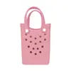 Bolsas de Mujer Más Vendidas, Bolsas Perforadas Simples de Eva, Bolsos Decorativos DIY, Bolsas de Maquillaje Coreanas, Bolsos de Playa de Lujo Ligero